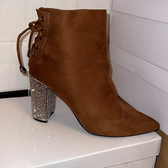 Rhinestone Booties - Picture 1 of 5